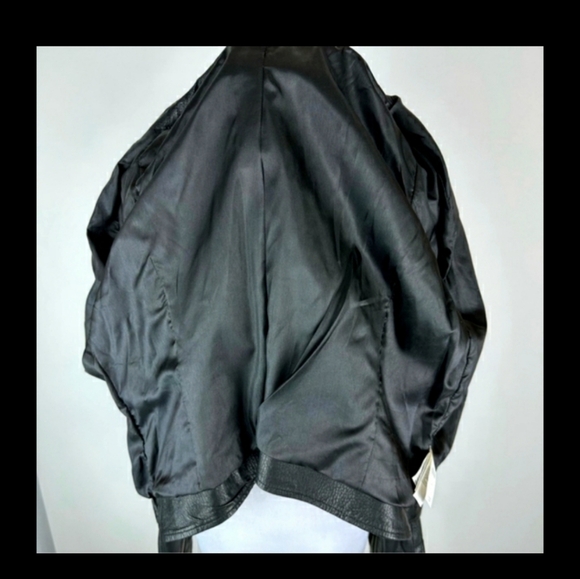 Lucky Lambskin Black Moto Jacket - Picture 10 of 10